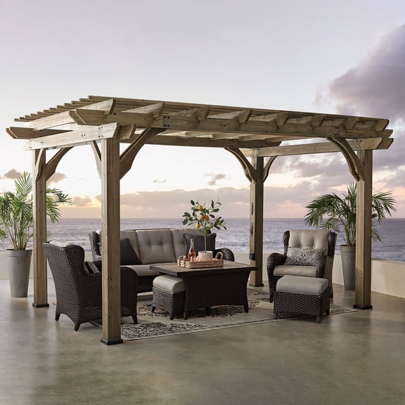 Backyard Discovery 14' x 10' Somerville Pergola with PowerPort