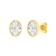 thumbnail image 1 of Lab Created Diamond Earrings in 14K Gold, 1 of 7