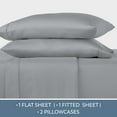 thumbnail image 4 of Aireolux 600 Thread Count 100% Cotton Sateen Wrinkle-Resistant Sheet Set, Assorted Sizes, 4 of 9