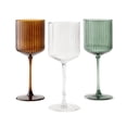 thumbnail image 3 of Member's Mark Ribbed Wine Glasses, 6-Pack, 3 of 3