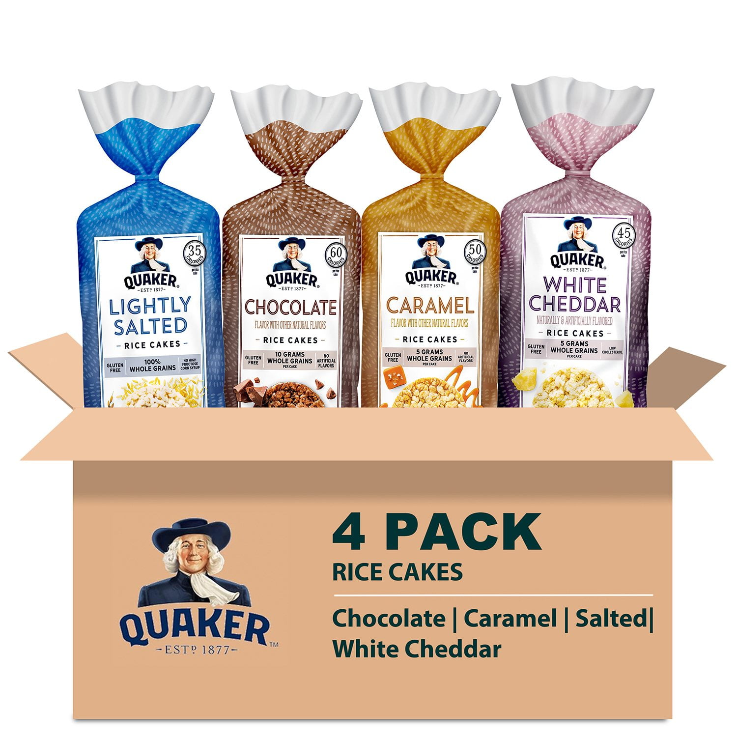 Rice cake & Harry③ Quaker Rice Cakes, Variety Pack, 4 pk. - Samsclub.com