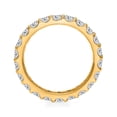 thumbnail image 2 of Round Cut Lab Created Diamond Eternity Band in 18K Yellow Gold, 2 of 4