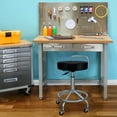 thumbnail image 9 of Seville Classics UltraHD Cushioned Pneumatic Work Stool, 18" W x 26.25" H to 30" H, 9 of 11