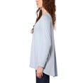 thumbnail image 3 of Hue Women's Long Sleeve Tunic T-Shirt, 3 of 7
