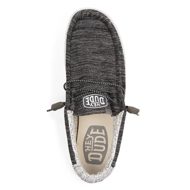 Hey Dude Wally Fun Dark Gray MED  Men\'s Sz 8 Slip-On Casual Shoes Hey Dude Men main image 4