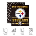 thumbnail image 6 of Logo Brands Pittsburgh Steelers 60"x70" Super Plush Blanket, 6 of 7