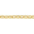 thumbnail image 3 of Beveled Mariner Chain Link Necklace in 14K Gold, 3 of 7