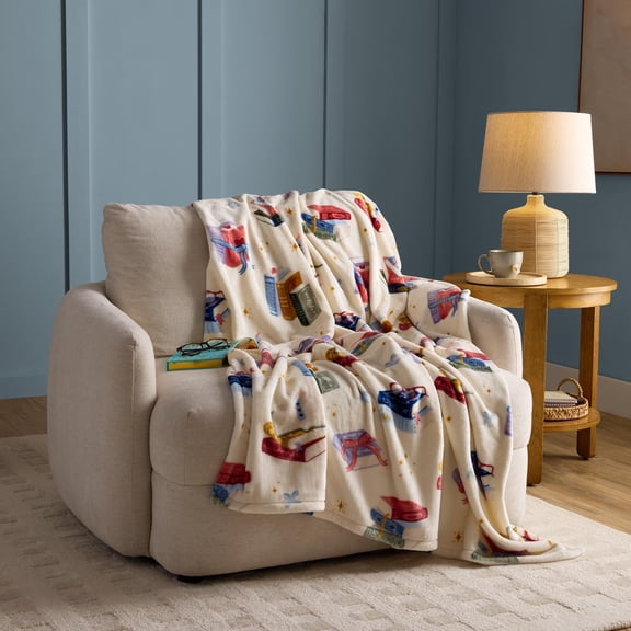 Member's Mark Avid Reader Lounge Throw, 60" x 70"
