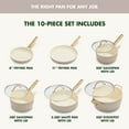 thumbnail image 3 of GreenPan Reserve 10-Piece Ceramic Nonstick Cookware Set, 3 of 10