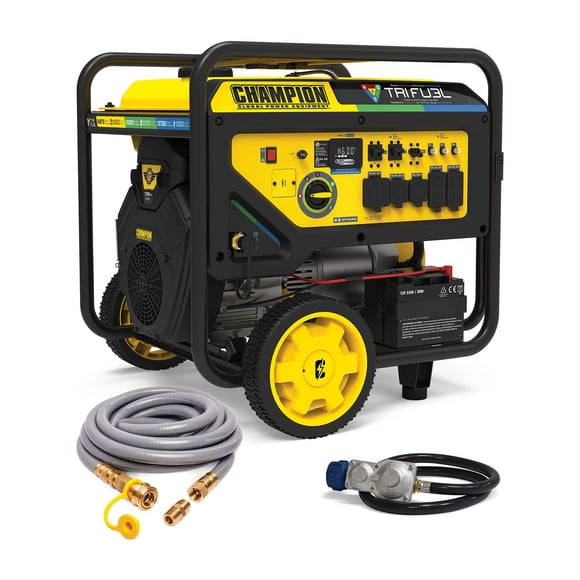 16,875/13,500-Watt Electric Start Tri Fuel Home Backup Portable Generator with CO Shield