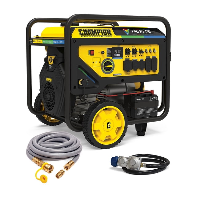 16,875/13,500-Watt Electric Start Tri Fuel Home Backup Portable Generator with CO Shield