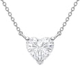 thumbnail image 1 of 1.00 CT.T.W. Heart Cut Lab Created Diamond Solitaire Necklace in 14K Gold, 1 of 4