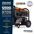 thumbnail image 2 of 12500/9700–Watt Generac GP9700e Tri-Fuel Generator with Adaptor Cord, 2 of 8