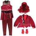 thumbnail image 4 of Descendants 5 Red Prestige Children's Costume, 4 of 8