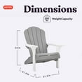 thumbnail image 2 of Keter Everest Adirondack Chair with Integrated Cupholder, 2 of 18