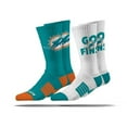 thumbnail image 1 of Miami Dolphins Adult 2-Pack Crew Socks, 1 of 3