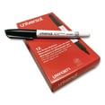 thumbnail image 1 of Universal® Pen Style Dry Erase Marker, Fine/Bullet Tip, Black, Dozen, 1 of 9