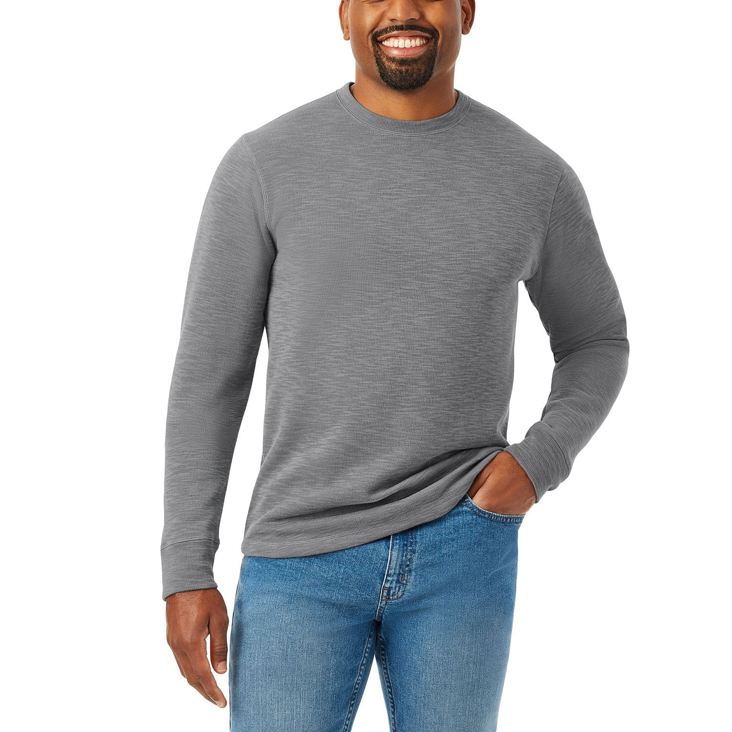Member's Mark Men's Double Knit Crewneck Long Sleeve
