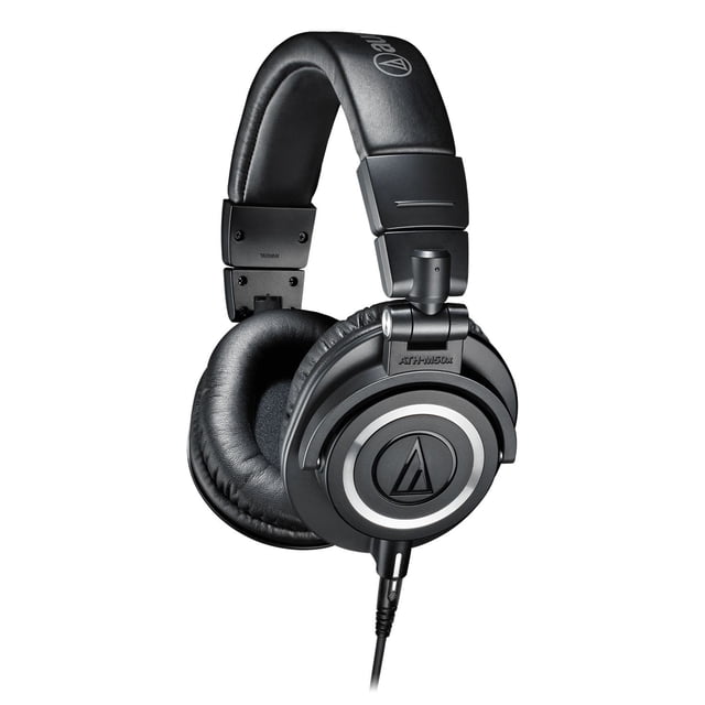 Audio-Technica ATH-M50x M-Series Over-Ear Professional Monitor Wired Headphones