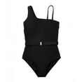thumbnail image 5 of Loft Women's Asymmetrical Textured One-Piece Swimsuit, 5 of 6