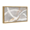 thumbnail image 1 of Spirals in Silver Minimal Canvas Print by Oliver Gal Prints, 1 of 4