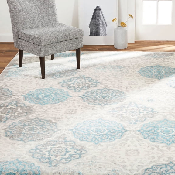 Home Dynamix Boho Andorra Transitional Damask Area Rug, Assorted Sizes and Designs