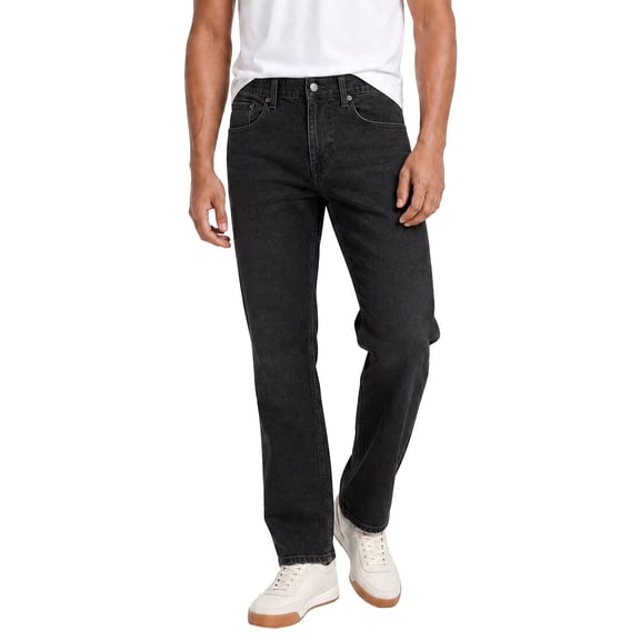 Lands' End Men's Brushed Denim 5 Pocket Pant