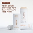 thumbnail image 2 of Native Aluminum-Free Deodorant, Vanilla Variety Pack, 2.65 oz., 3 pk., 2 of 9