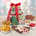 thumbnail image 2 of Golden State Fruit Chocolate, Caramel, and Christmas Candy Gift Tower, 2 of 7