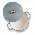 thumbnail image 6 of Tramontina 7-Qt Fluted Enameled Cast Iron Dutch Oven, 6 of 7