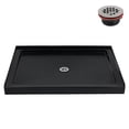 thumbnail image 1 of Streamline 48 in. x 36 in. Alcove Acrylic Shower Base With Center Drain, Drain Included Assorted Colors, 1 of 17