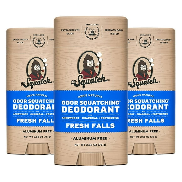 Dr. Squatch Fresh Falls Wide Stick Deodorant, 2.65 oz., 3 pk.