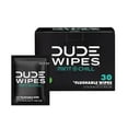 thumbnail image 1 of DUDE WIPES XL On-the-Go Flushable Wipes, Mint Chill, 4 ct., 120 wipes, 1 of 8