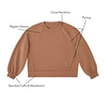 thumbnail image 5 of Member's Mark Women's Sandwash Front Seam Piping Crewneck Sweatshirt, 5 of 8