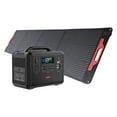 thumbnail image 1 of 2,400 Watt AiPower Portable Power Station + 200-Watt Solar Panel Bundle, 1 of 7