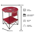 thumbnail image 5 of NFL 27.6" Round Tailgate Table with Shelf, 5 of 5
