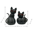 thumbnail image 4 of Member's Mark Pre-Lit Pumpkin Cats, Set of 2, 4 of 4