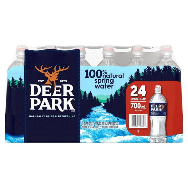 Deer Park 100% Natural Spring Water 700 ml, 24 pk