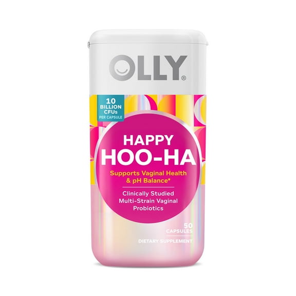 OLLY Happy Hoo Ha Women's Vaginal Health Capsules, 50 ct.