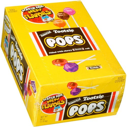 Tootsie Pops Assorted Mix, 100 pcs.