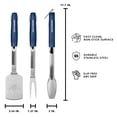 thumbnail image 3 of HBCU 3-Piece Stainless Steel Grill Set, Assorted Teams, 3 of 5