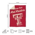 thumbnail image 5 of Logo Brands Texas Tech Red Raiders Luxe Dreams Throw, 60" x 80", 5 of 6