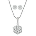thumbnail image 1 of 0.50 CT. T.W. Diamond Pendant & Earring Set in 14K Gold, 1 of 6