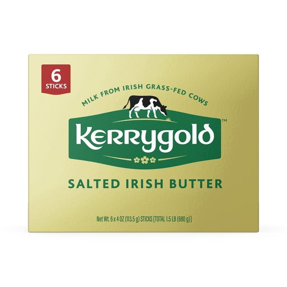 Kerrygold Salted Irish Butter Sticks, 4 oz., 6 pk.