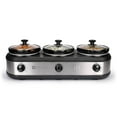 thumbnail image 4 of TRU Triple Slow Cooker Buffet Server Set (Assorted Colors), 4 of 4