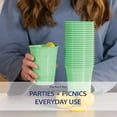 thumbnail image 3 of Matter Compostable, Green Party Cups, 18 oz., 140 Ct., 3 of 4