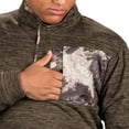 thumbnail image 6 of Habit Men’s Snap Front Fleece Pullover with Scent-Factor, 6 of 7