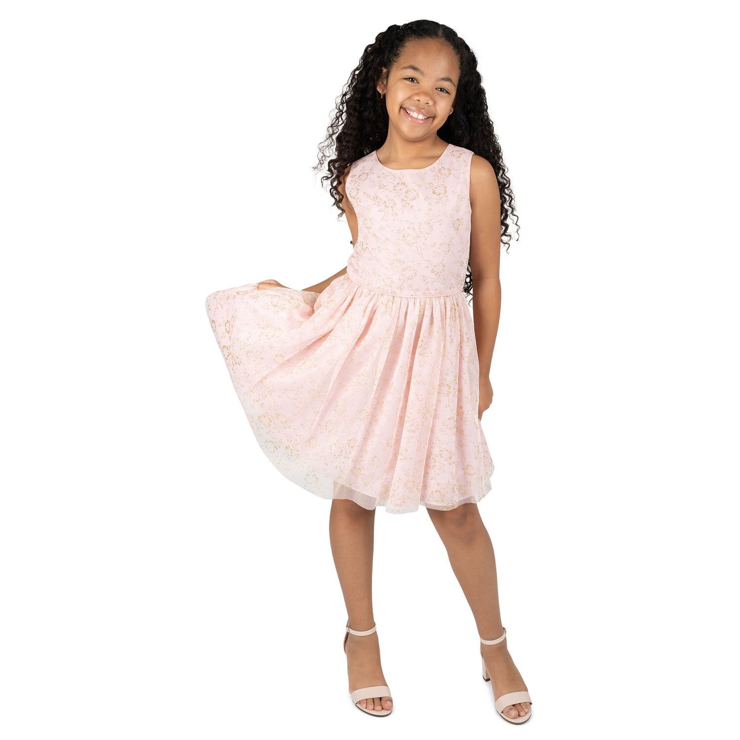 Rare Editions Occasion Dress Ivory M 7/8:- Ivory, M 7/8