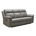 thumbnail image 11 of Manhattan 3-Piece Top-Grain Leather Reclining Set, 11 of 19