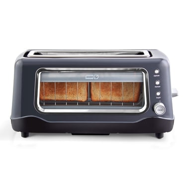 Dash Extra Wide Slot Toaster with See Through Window